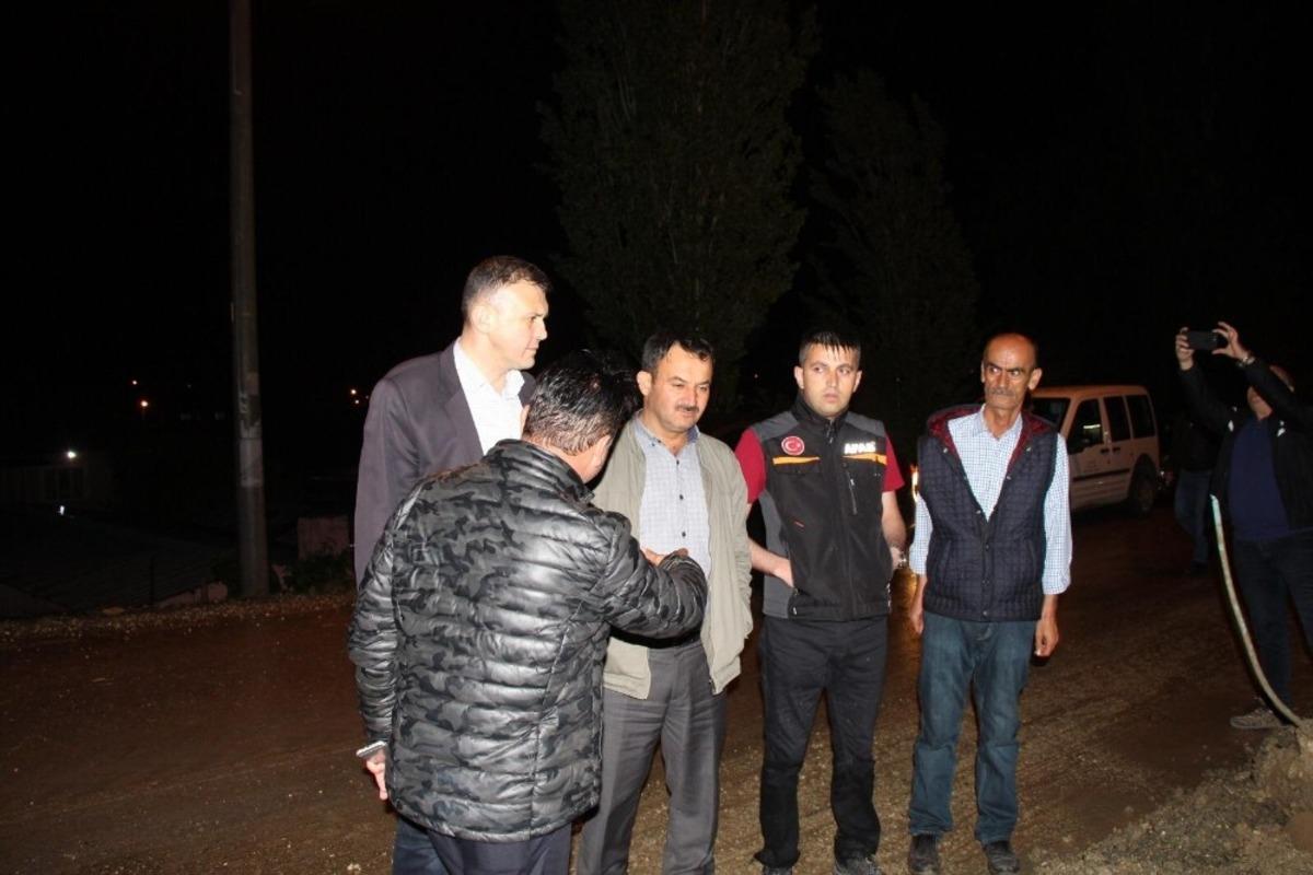 Burdur&rsquo;da su baskınları tarım arazilerine zarar verdi