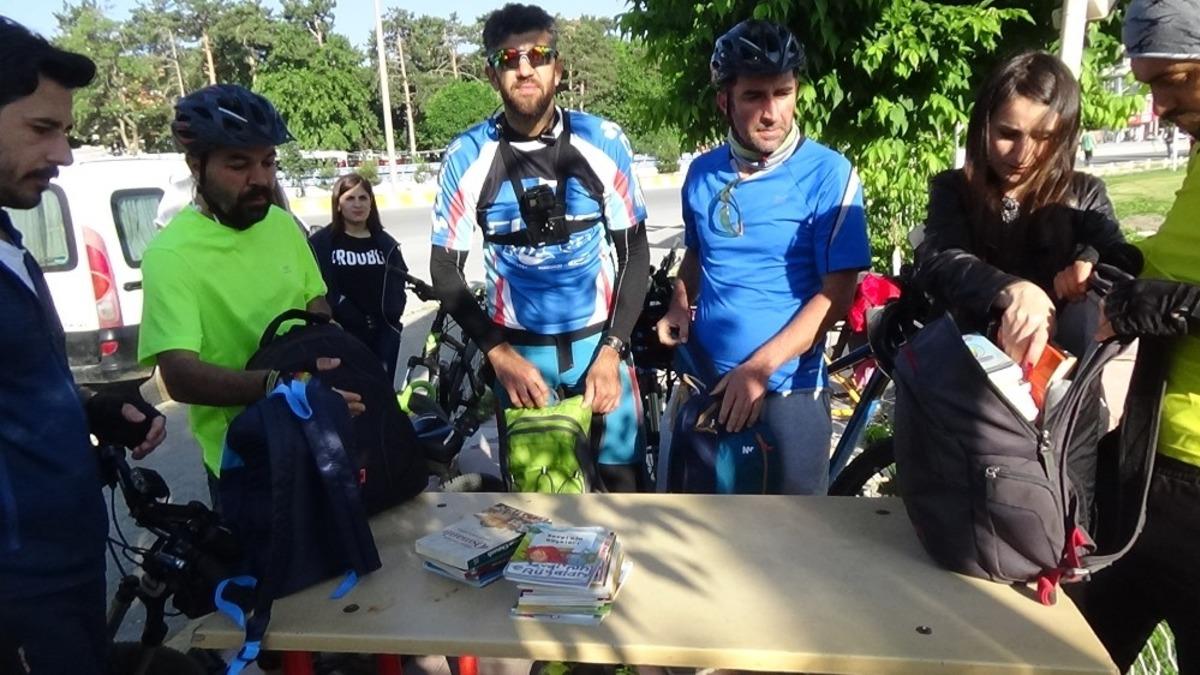 K&ouml;y okulu &ouml;ğrencileri i&ccedil;in pedalları iyiliğe &ccedil;evirdiler