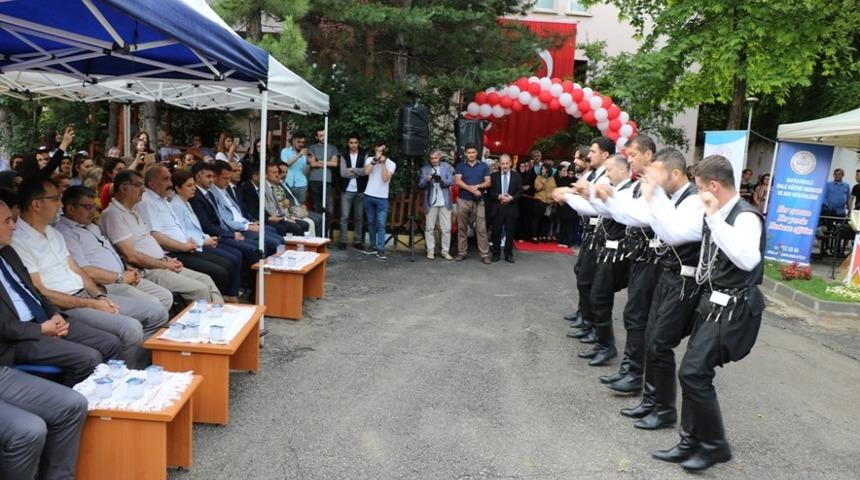 Halk Eğitim Merkezinin yıl sonu sergisi a&ccedil;ılışı