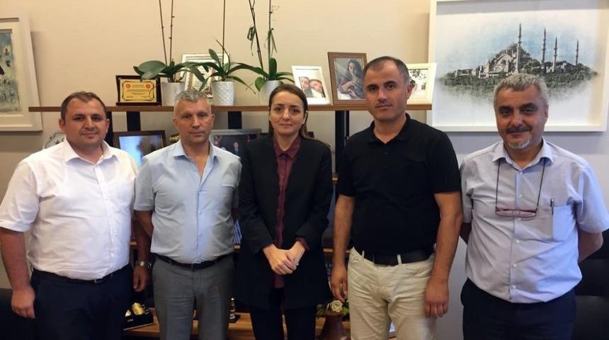 GMİS y&ouml;neticileri Başdanışman Saadet Oru&ccedil; ile g&ouml;r&uuml;şt&uuml;