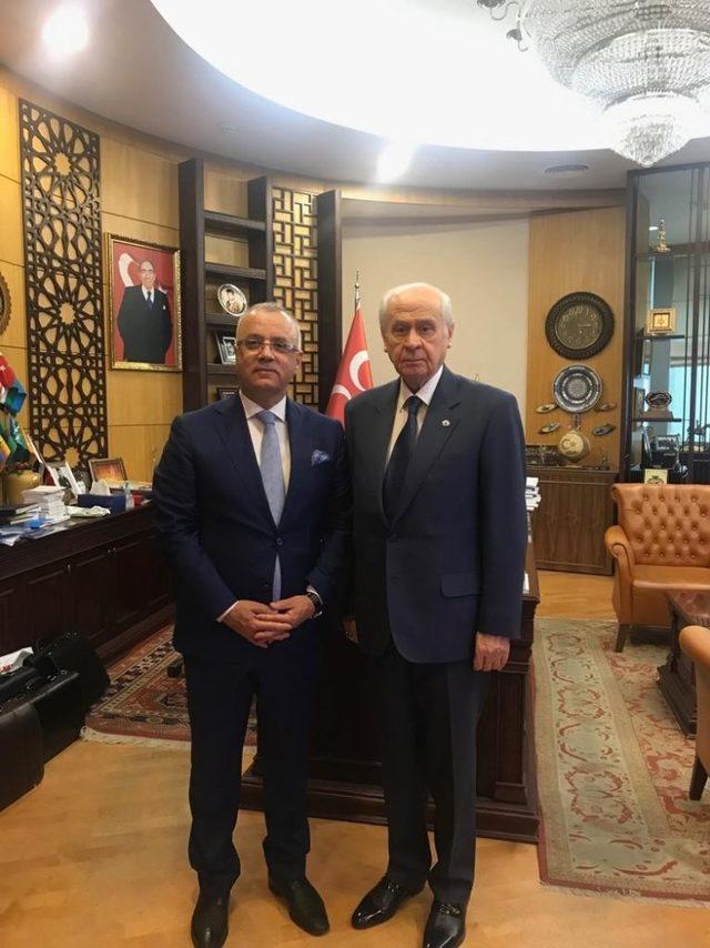 Başkan Kayda, MHP Lideri Bahçeli’yi ziyaret etti