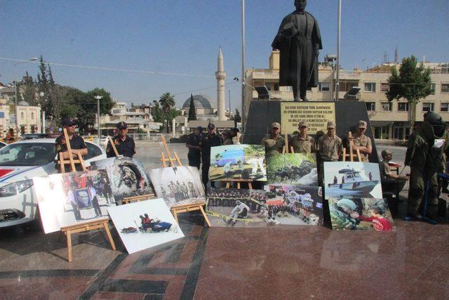 Jandarma şehitler için lokma dağıttı