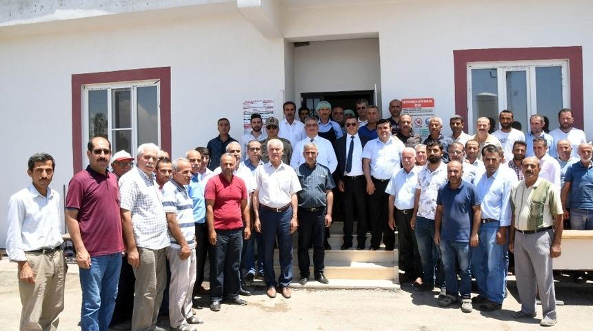 Vali Aykut Pekmez, il özel idaresi asfalt plentini inceledi