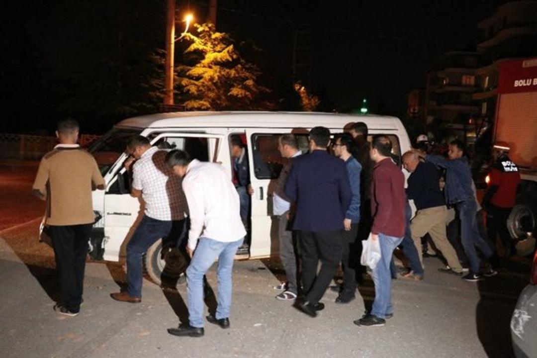 Dakikalarca uğraştılar ama...Bolu'da korkun&ccedil; anlar