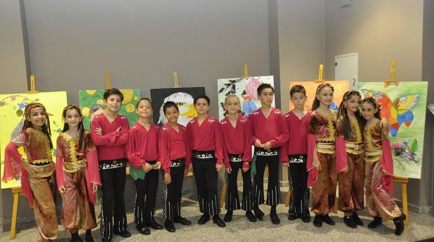 Minik GKV&rsquo;lilerden muhteşem yıl sonu sergisi