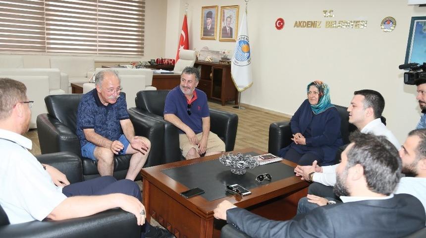 Altan Erkekli ve Veysel Diker Mersin&rsquo;de
