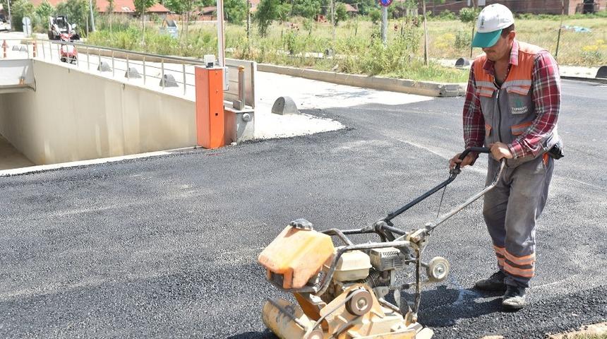 Tepebaşı Belediyesi Fen İşleri hız kesmiyor