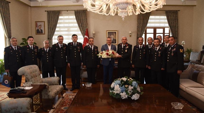 Vali Deniz jandarma teşkilatını ağırladı