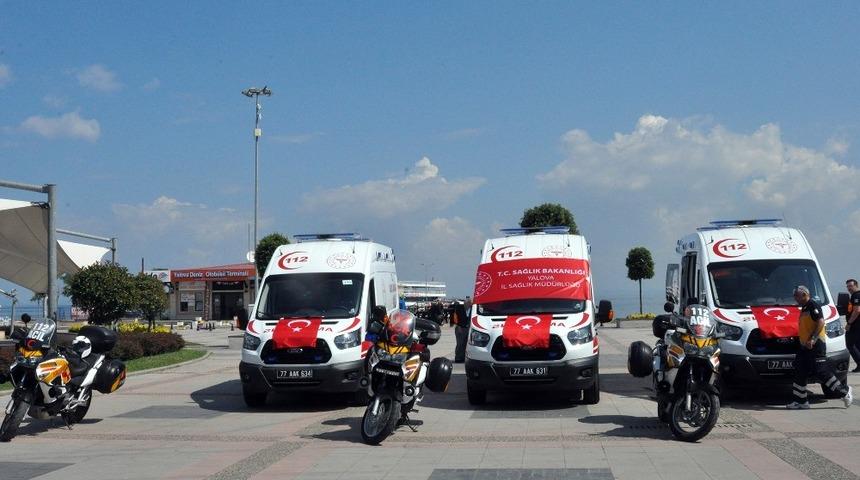 Yalova&rsquo;ya motosiklet ambulans g&ouml;nderildi