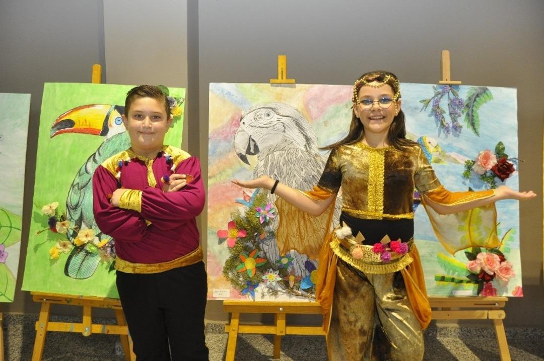 Minik GKV&rsquo;lilerden yıl sonu sergisi