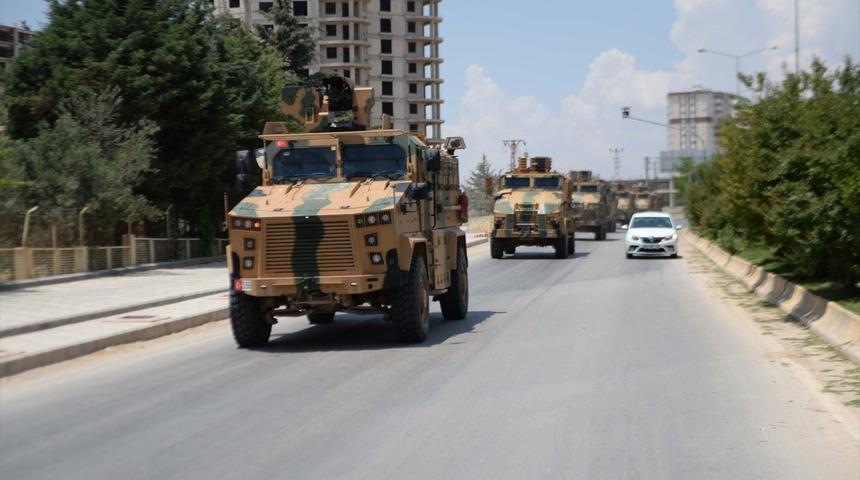 Suriye sınırına askeri sevkiyat