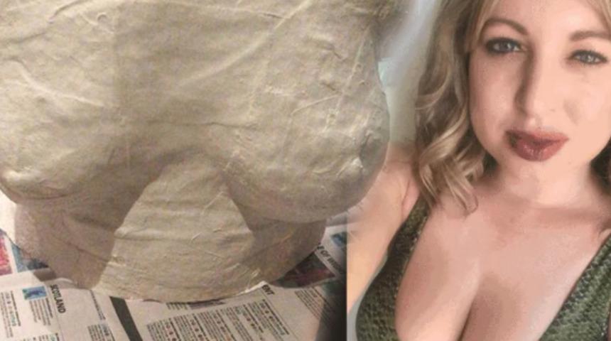 G&ouml;ğ&uuml;slerine veda partisi d&uuml;zenlemişti 27 yaşında memelerini aldırdı