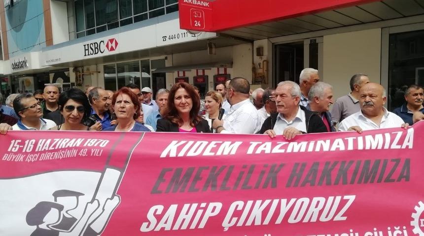 DİSK Bölge Temsilcisi Cumali Sağlam:”Emeklilik ve Sosyal Güvenlik Haklarımız İçin Mücadele Edeceğiz”