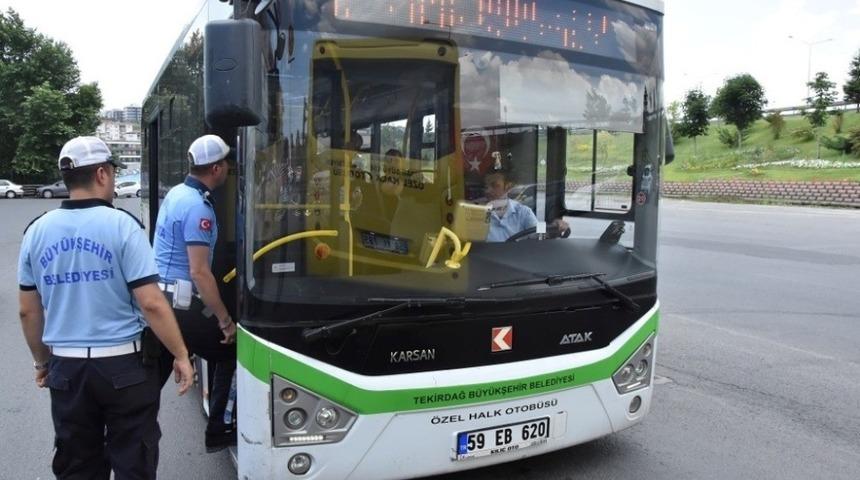 Toplu taşıma araçlarına klima denetimi