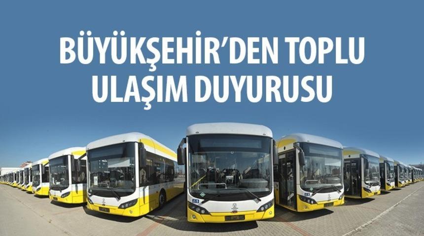Konya’da YKS’ye girecek öğrencilere ulaşım ücretsiz