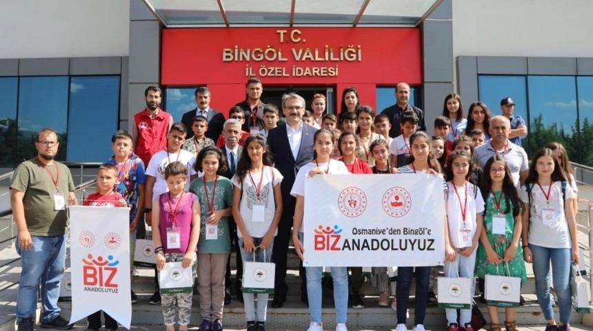 Biz Anadoluyuz Projesi kapsamında öğrenciler Bingöl’e geldi