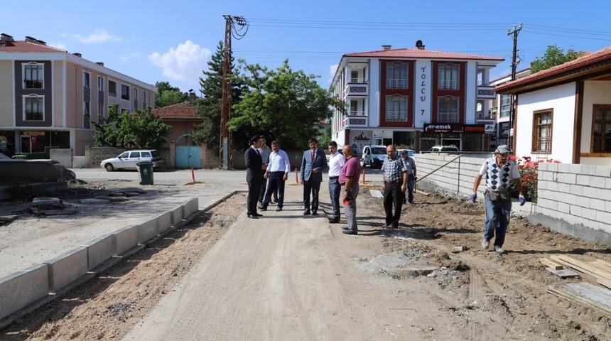 Nusret Çetinkaya Caddesinde genişletme çalışmalarına başlandı