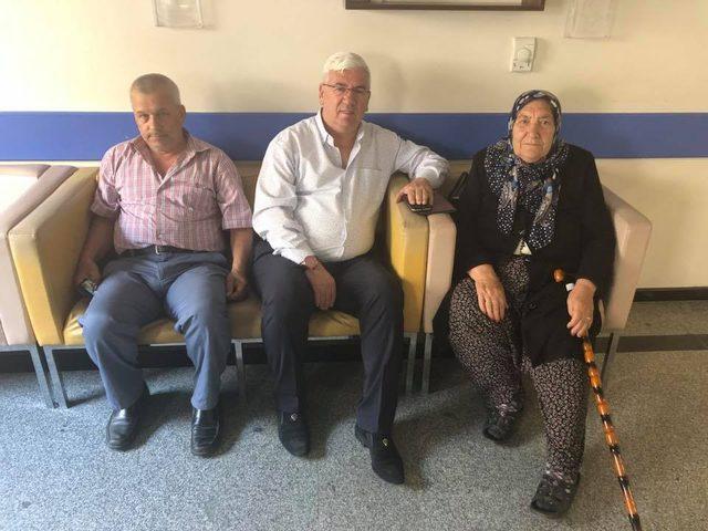 Ergene Belediye Başkanı Rasim Yüksel’den hastalara moral ziyareti