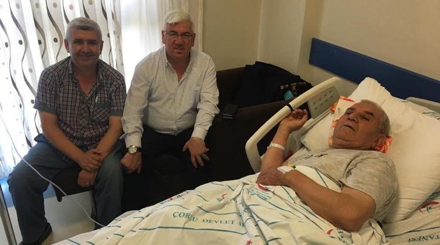 Ergene Belediye Başkanı Rasim Y&uuml;ksel&rsquo;den hastalara moral ziyareti