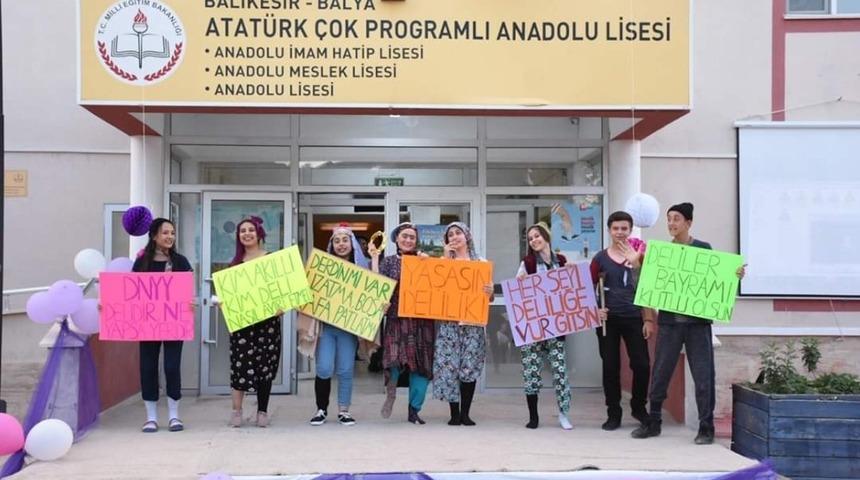 Balya&rsquo;da &Ccedil;ok Programlı Anadolu Lisesi&rsquo;nden m&uuml;thiş final