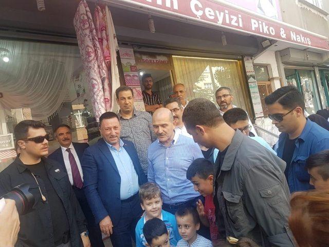 Başkan Beyoğlu, Bakan Soylu ile birlikte İstanbul’da seçim çalışmasına katıldı