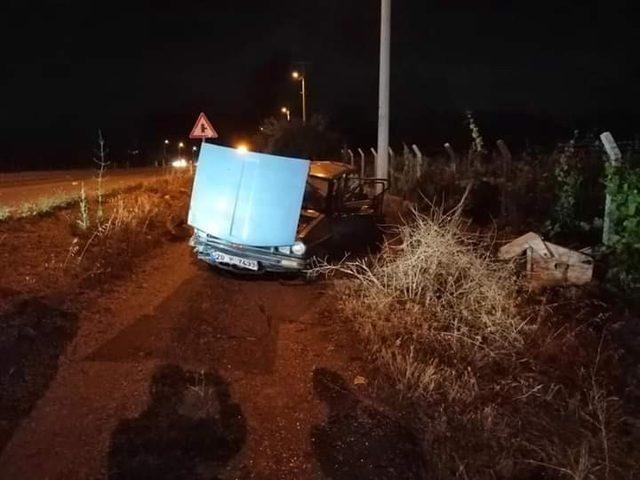 Denizli’de trafik kazası: 1 ölü, 1 yaralı
