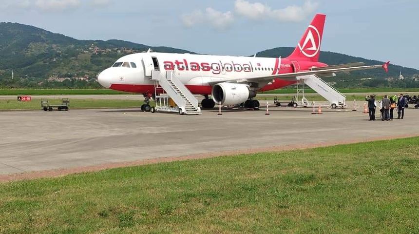 Atlas Global, Zonguldak Havaalanına ilk seferini yaptı