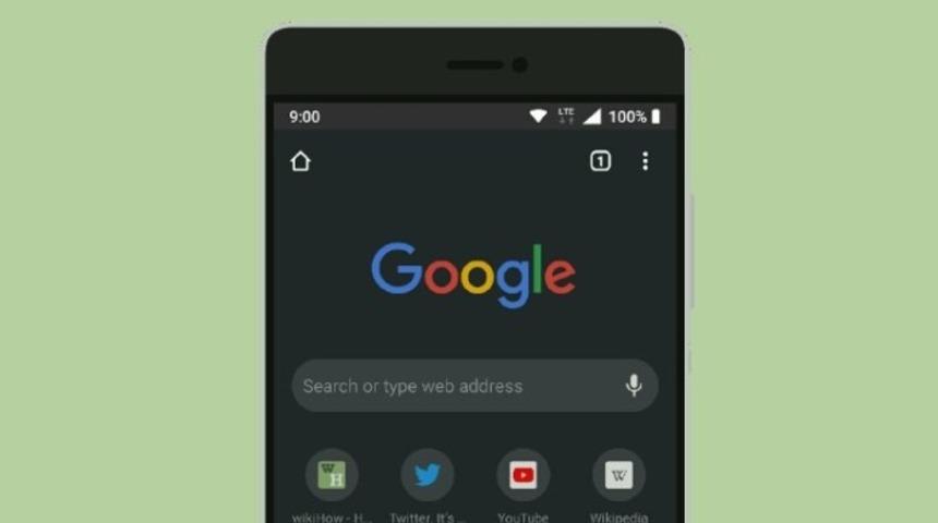 Google aramalar uygulamasına karanlık mod geldi 