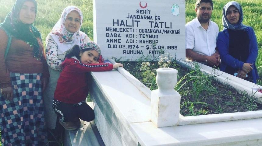 Şehit jandarma er tatlı mezarı başında anıldı