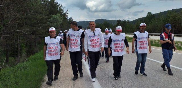 ‘Emek ve Adalet Yürüyüşü’ beşinci gününde