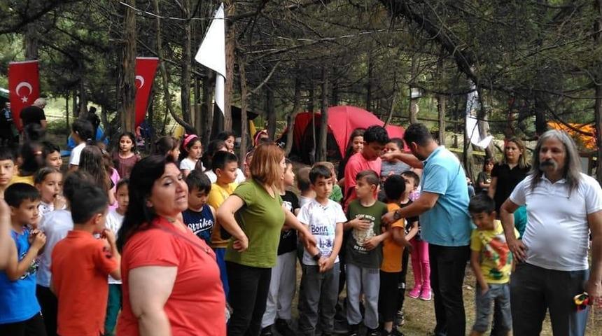 Nallıhan Hoşebe mesire alanında &ccedil;adırlar kuruldu