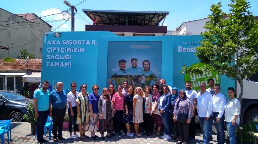 Kemalpaşa&rsquo;da &ccedil;ift&ccedil;ilere sağlık, yetiştiricilik ve finans eğitimi