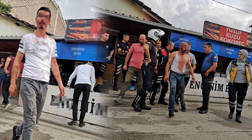 Borç-alacak kavgasında satır ve bıçak kullanıldı: 5 yaralı