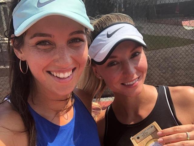 İpek Soylu, İsrail'de çiftlerde şampiyonluğa ulaştı