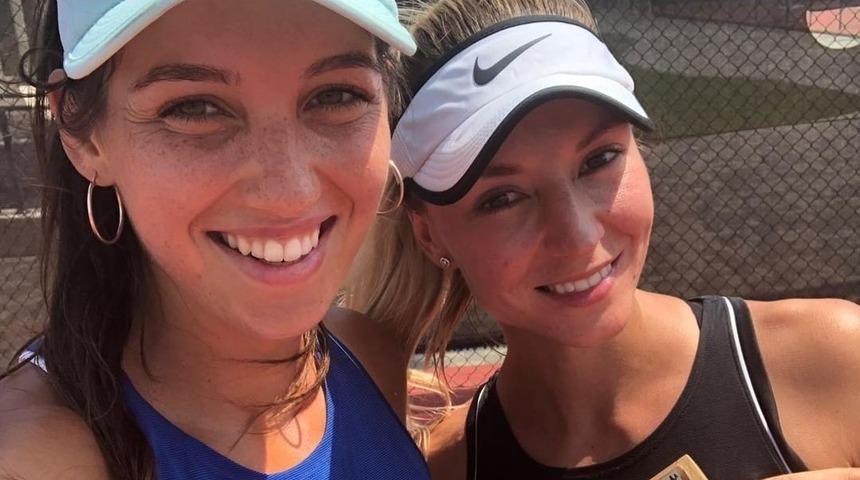 İpek Soylu, İsrail'de çiftlerde şampiyonluğa ulaştı