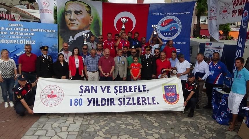 Zıpkınla Balık Avı T&uuml;rkiye şampiyonası Bartın&rsquo;da yapıldı