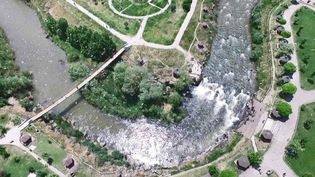 Mavi fularlılar balıkların g&ouml;&ccedil;&uuml;n&uuml; izledi