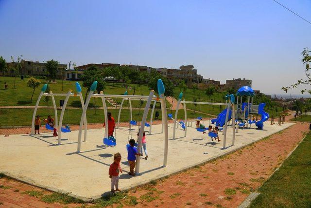 Eyyübiye  ilçesinde park seferberliği başladı