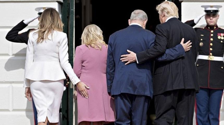 Melania Trump&rsquo;tan Sara Netanyahu'ya sıcak karşılama