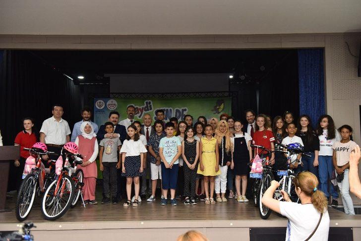 Kitap okudular bisiklet kazandılar G1