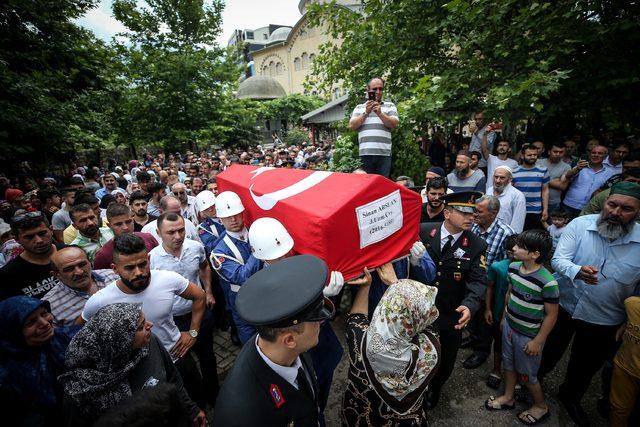 Kazada ölen uzman çavuş, memleketi Bursa'da toprağa verildi