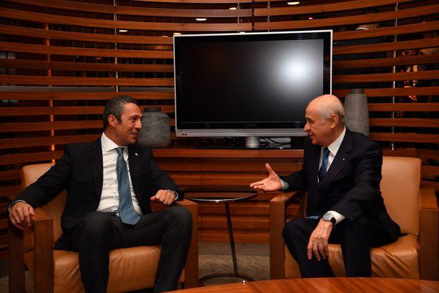 Fenerbahçe Başkanı Koç'tan MHP Genel Başkanı Bahçeli'ye ziyaret