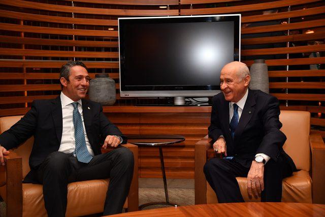 Fenerbahçe Başkanı Koç'tan MHP Genel Başkanı Bahçeli'ye ziyaret