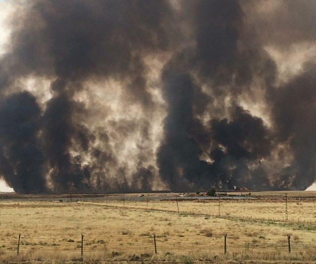 Kamışlı'daki tarlalarda yangın, Türkiye'de önlem