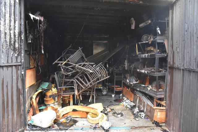 Sivas'ta garaj yangını