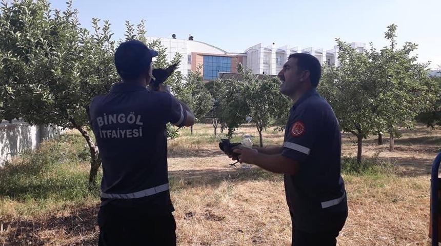 Kargaları itfaiye ekibi kurtardı