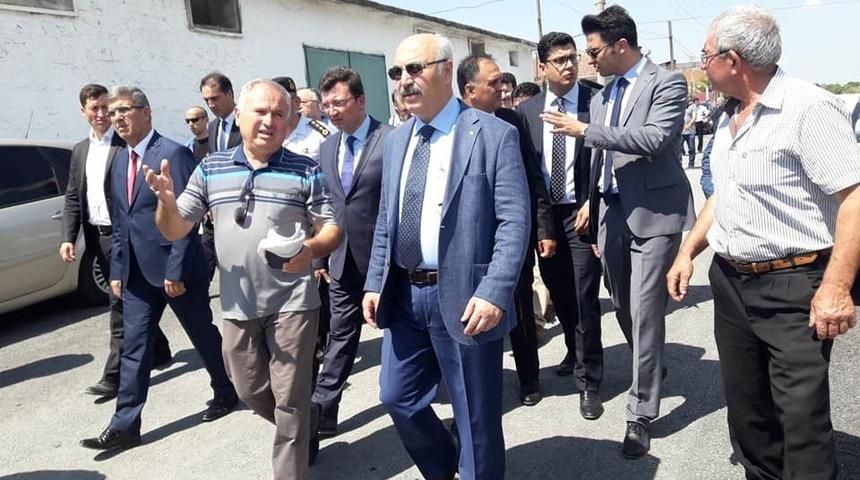 Vali K&ouml;şger&rsquo;e tozlu yol şikayeti