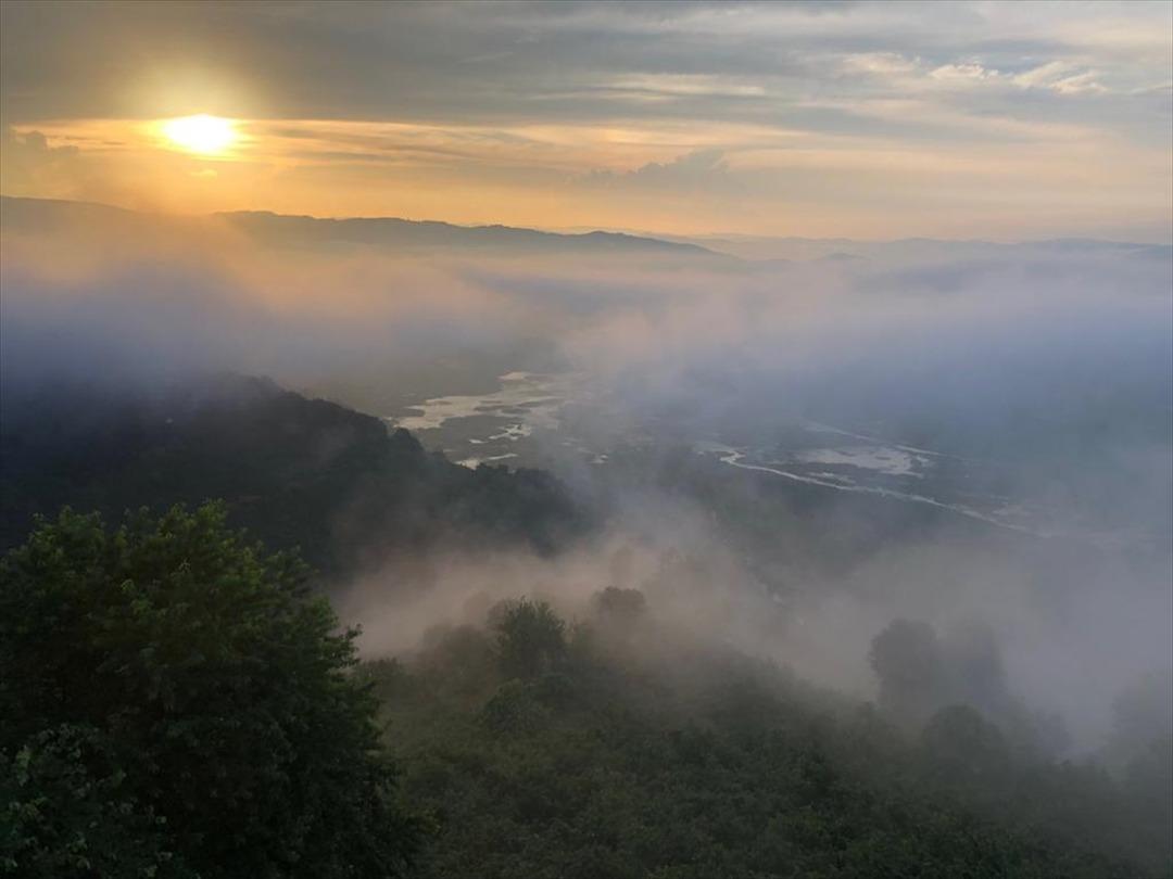 Doğa tutkunları bu manzaraya hayran kalacaksınız!