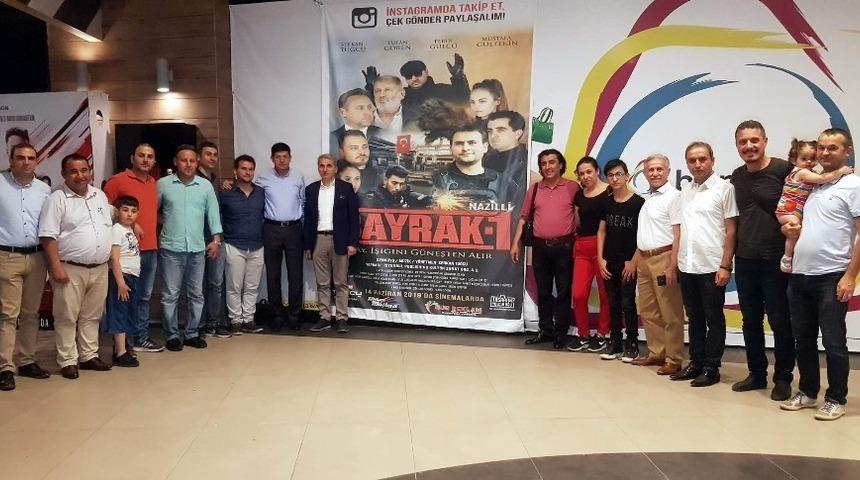 Nazilli&rsquo;nin ilk sinema filmi &lsquo;Bayrak&rsquo; g&ouml;sterime girdi