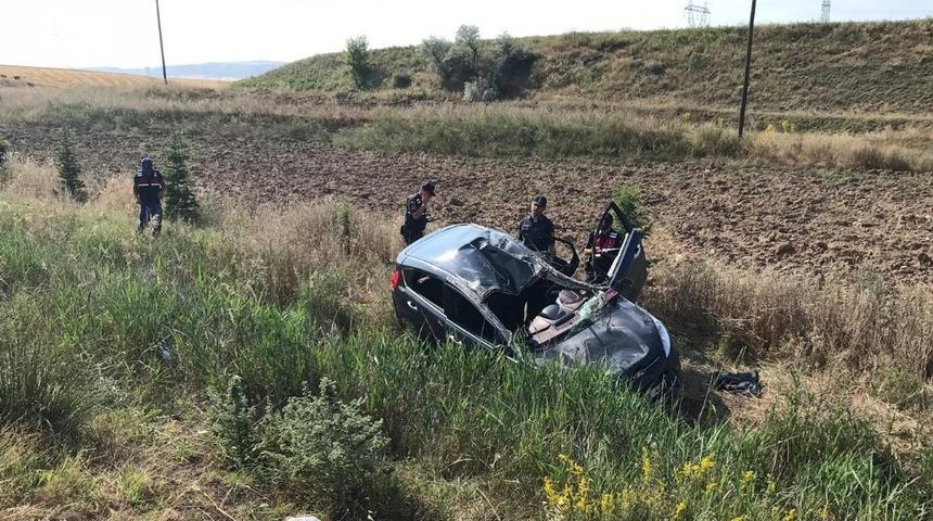 Otomobil takla attı: 2&rsquo;si ağır, 6 yaralı